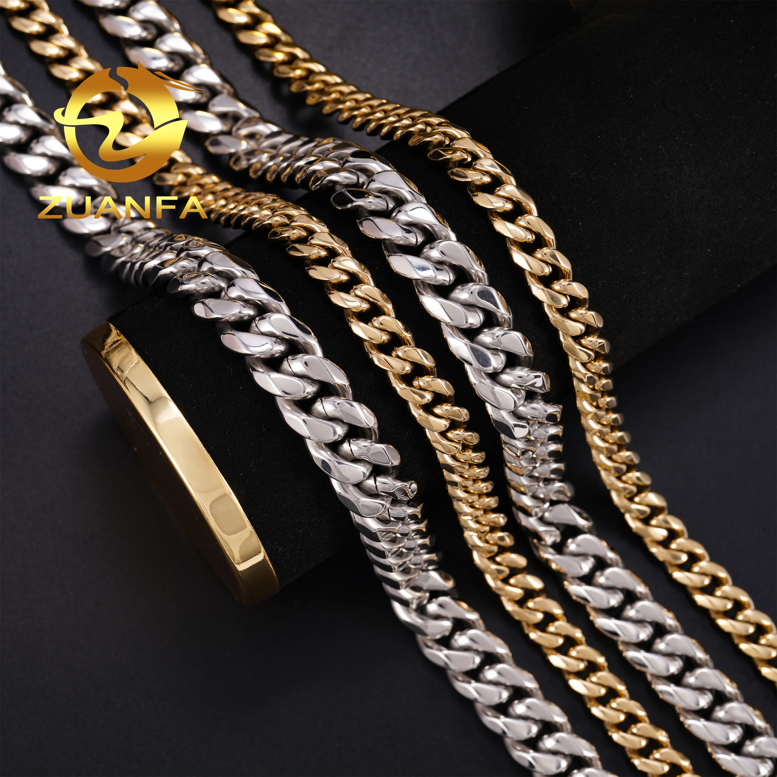 Shop High Quality 316L Stainless Steel Cuban Link Chains