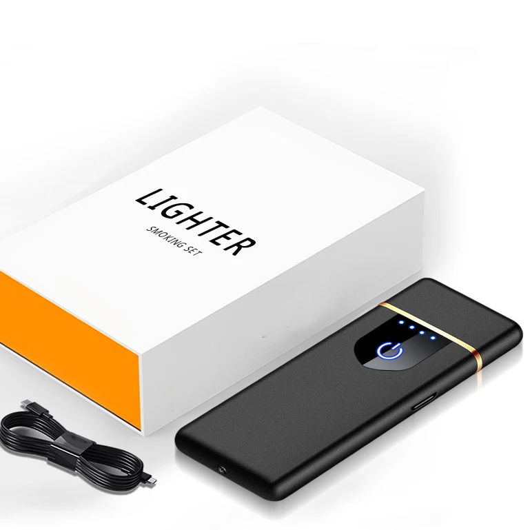 Новая зажигалка с usb-зарядкой сенсорный экран для электронных сигарет маленькая перезаряжаемая электрическая