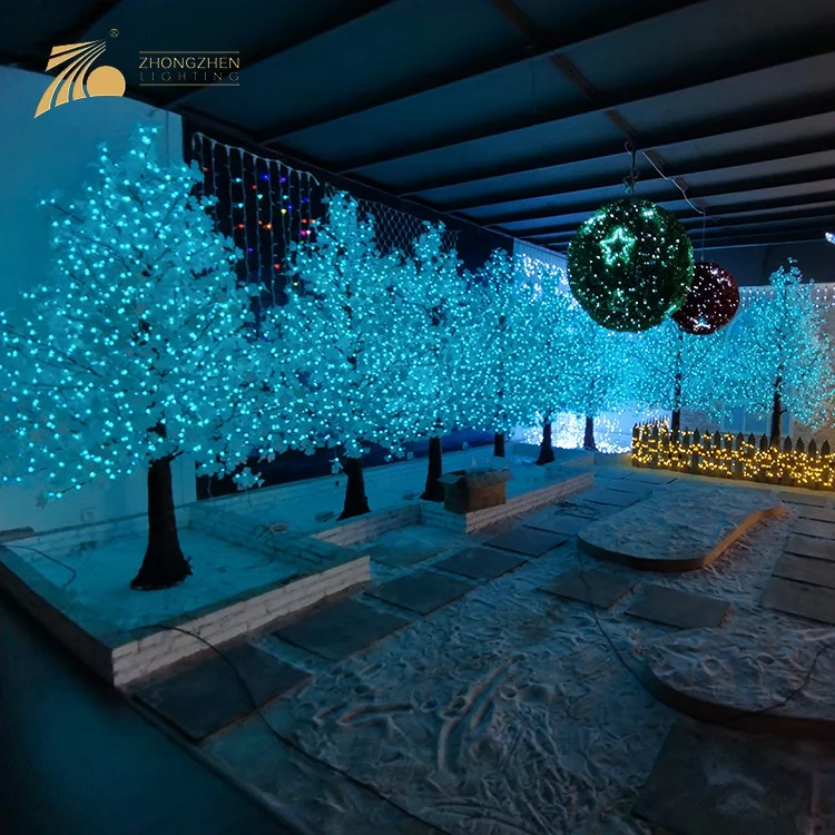 CE ISO9001 RoHS Сертифицированный пользовательский RGB светодиодный Искусственный Декоративный светильник для дерева