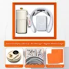 Coffee Cup + Neck Massager + Power Bank - White