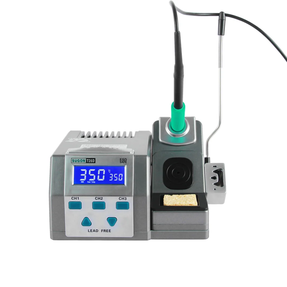 LED Display SUGON T26D Welding Table Tools Smd Machine Mobile Repair Rework Station Electric Soldering Iron