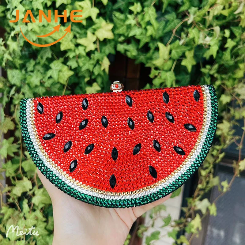 Wholesale New Wedding Party Handbags and Purses Sparkling Crystal French  Fries Chips Minaudiere Clutch Women Evening Bags From m.