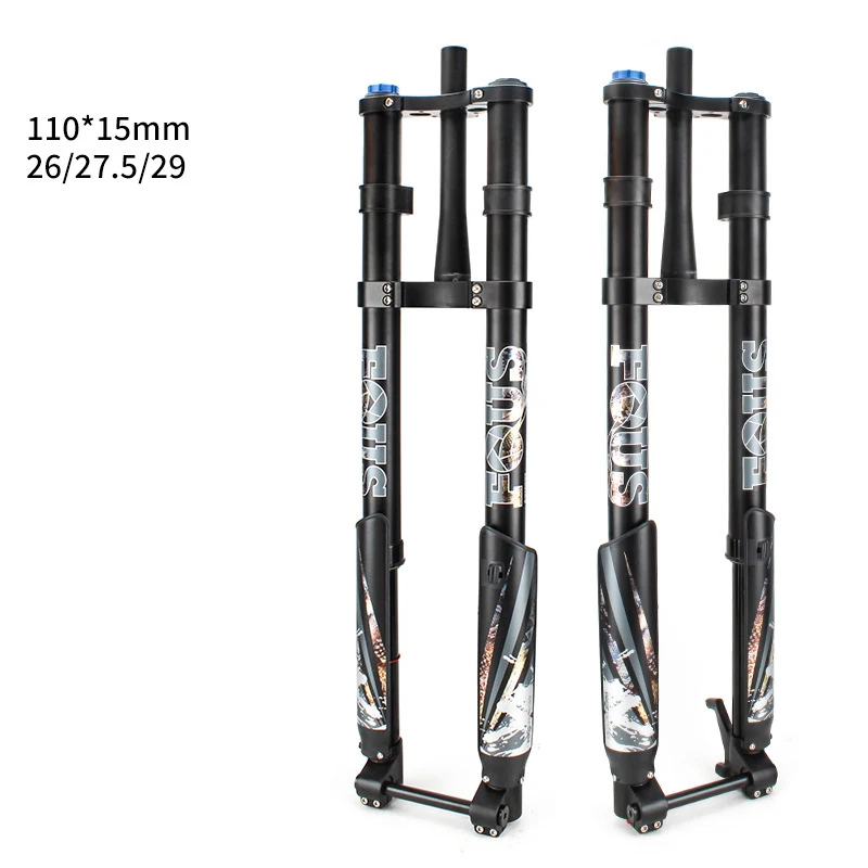 Double Shoulder Bicycle Fork26/ 27.5/29 Inch 15 *110mm Mountain Bike
