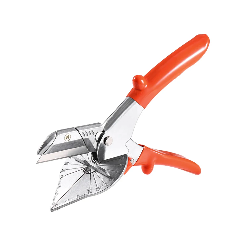 45-135 Degree Miter Shears Multifunctional Trunking Shears Adjustable Degree for Cutting Various Shape Miter Gasket Angle Shear