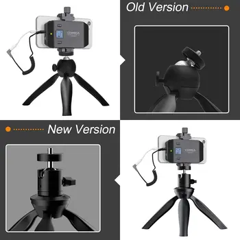 Comica CVM-WS50HTX Wireless Handheld Microphone, Integrated Smartphone Holder, 194FT Wireless Range detail image