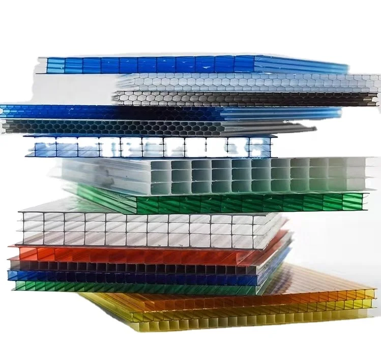 8mm Polycarbonate Ceiling and Wall Cladding Sheet/greenhouse Polycarbonate clear Board/Pc Plastic Honeycomb Sandwich Panels