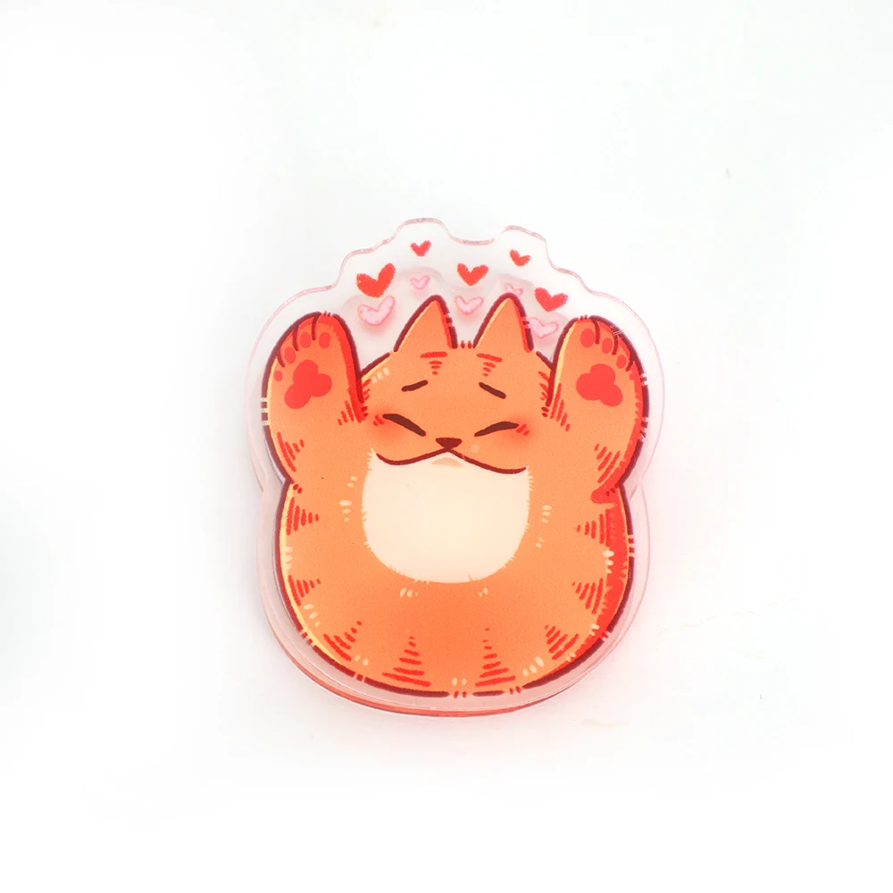 Высокое качество оптовая продажа акриловый материал модный мультяшный зажим для бумаги на заказ