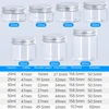Transparent jar+silvery lid