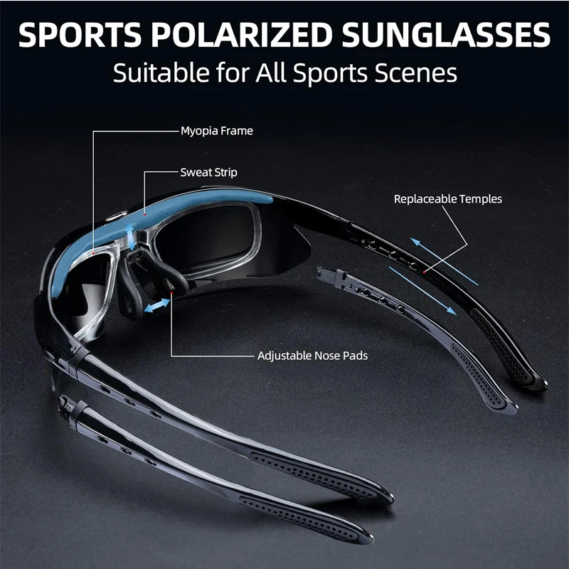2025 Sports Eyeglasses With UV400 Cheap China Made Branded Sunglasses