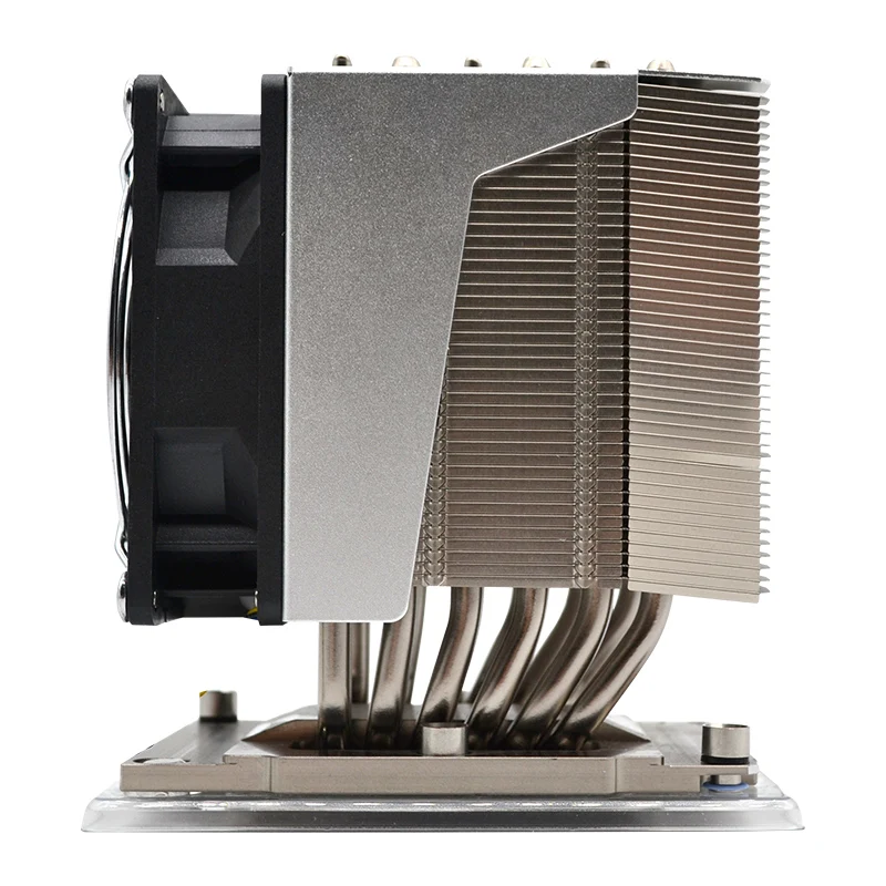 LGA 3647 Rectangular Silent CPU Cooler for PC Large Volume 4U Active Radiator with 4PIP Heatpipe Type for Server Cooling