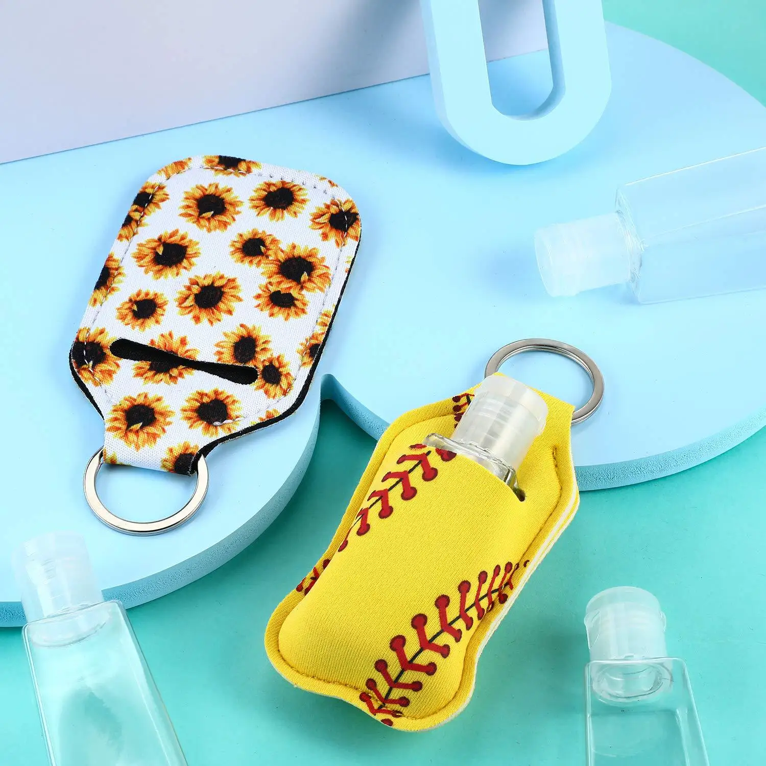 Wholesale Hand Washing Bottle Holder Neoprene Baseball Softball Design ...