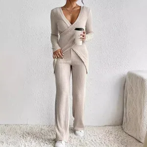 2026 New Women's Slim Fit Long Sleeved Loose High Waisted Fashionable Casual Suit