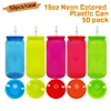 Bicchiere in plastica neon per sublimazione da 16oz