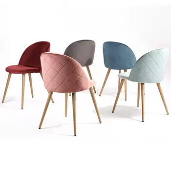 Modern Design  Explosions Soft Bag Dining Chair Single Sofa for Restaurant Cafe Bedroom Leisure Wholesale Chair Backrest