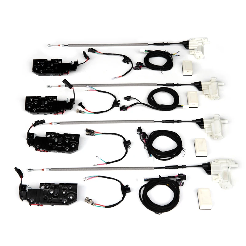 product upgrade soft off automatic smart electric suction door lock soft close lock for audi a6 a6l s6 a7 c8 auto lock soft off-4