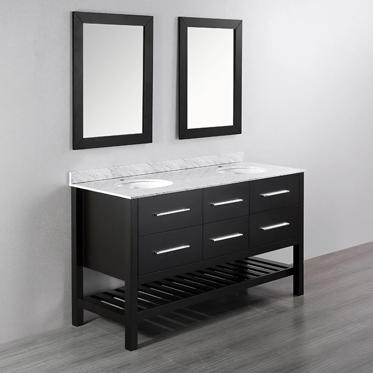 60 Inch Bathroom Vanity Bathroom Cabinet And Sink Bathroom Vanity Cabinet 2 Sink - Buy Bathroom ...