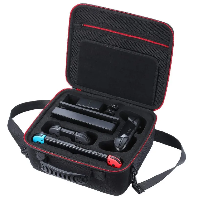 Large Capacity Storage EVA Case for Nintendo Switch Console Special Durable Travel EVA Video Game Case Pouch  Hard Carry