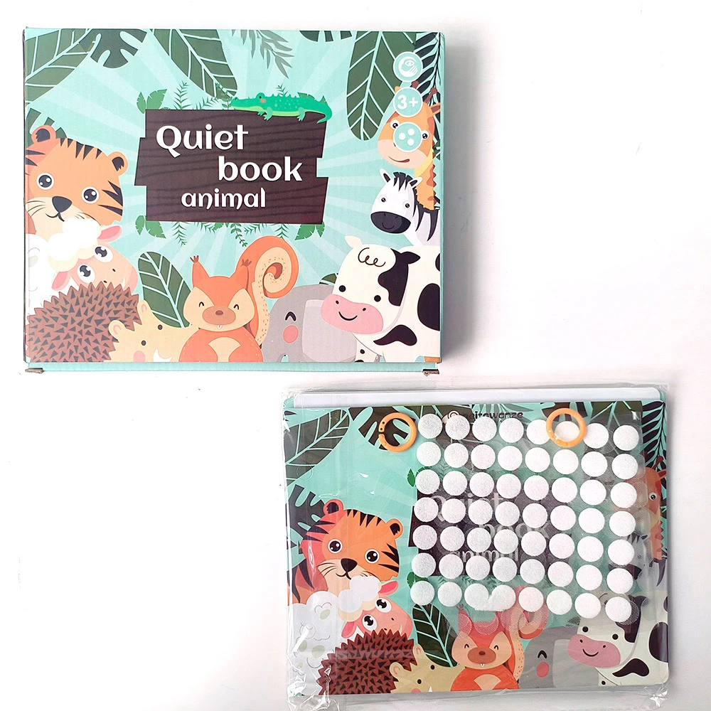 Factory Customization Quiet Book for Toddlers Montessori Busy Book for Kids Vehicle Space Body Learning Activities Education Toy