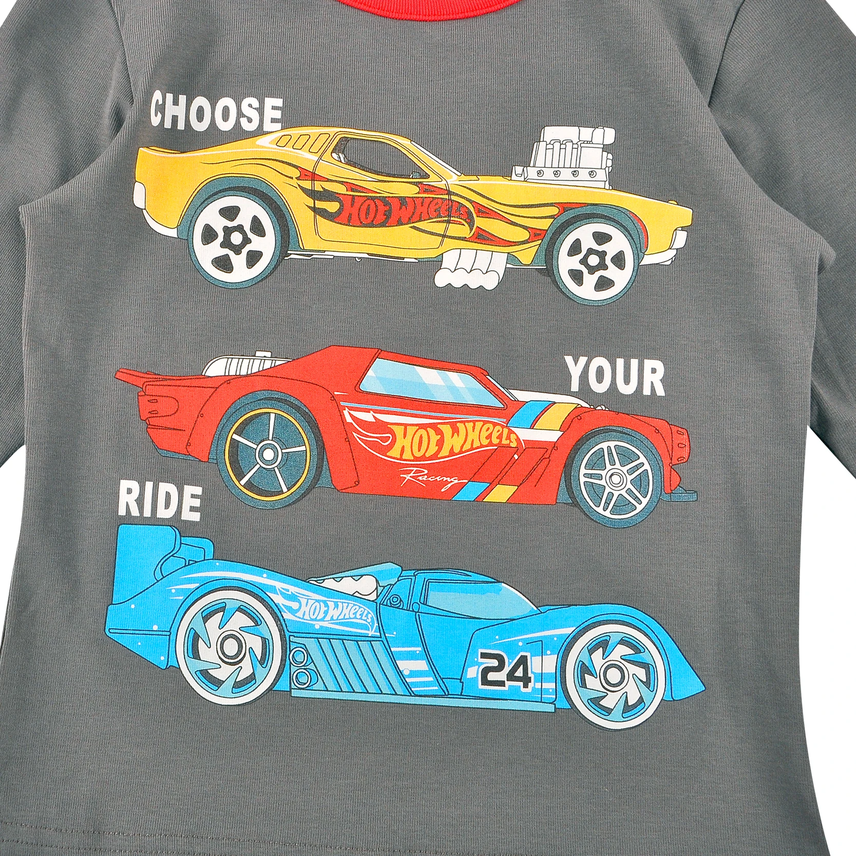 Детская пижама с длинным рукавом и цифровым принтом