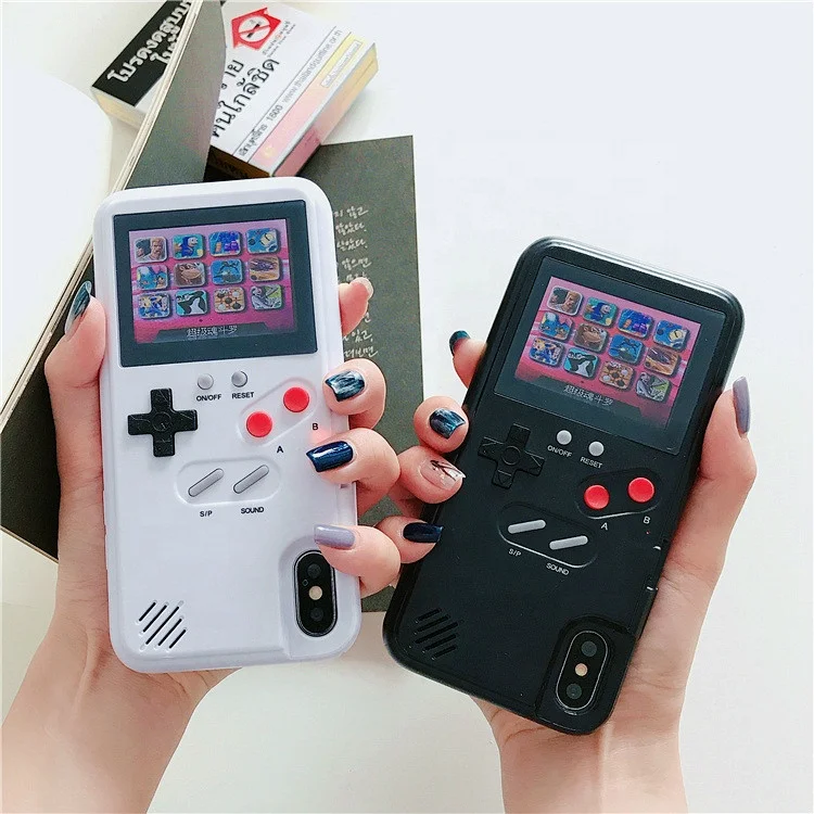 Handheld 36 classic old games retro game phone gaming case for iphone 12