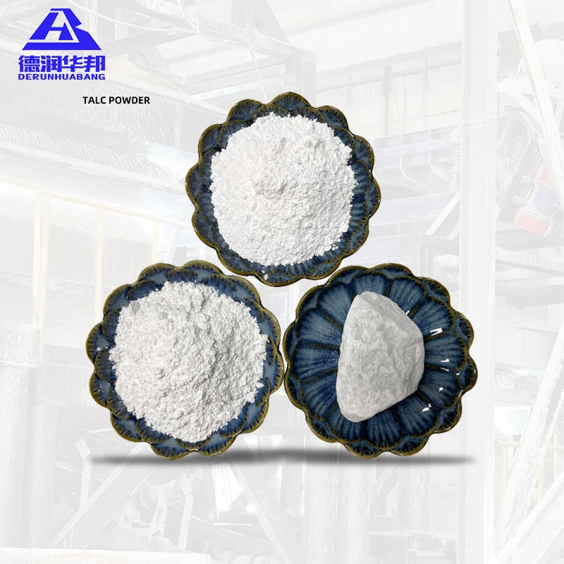 Wholesale Nano White Powder 325/800Mesh Industrial Calcined Talc Powder For Paper/Ceramic