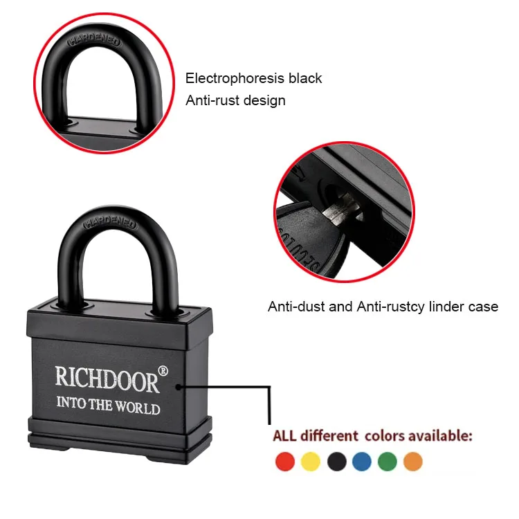 Waterproof Padlock Plastic Cover Custom Lock Safe Padlock Cheap