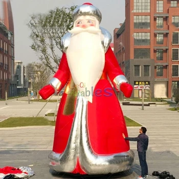 Outdoor event led lighted inflatable Christmasc decoration advertising inflatable Santa Claus for sale