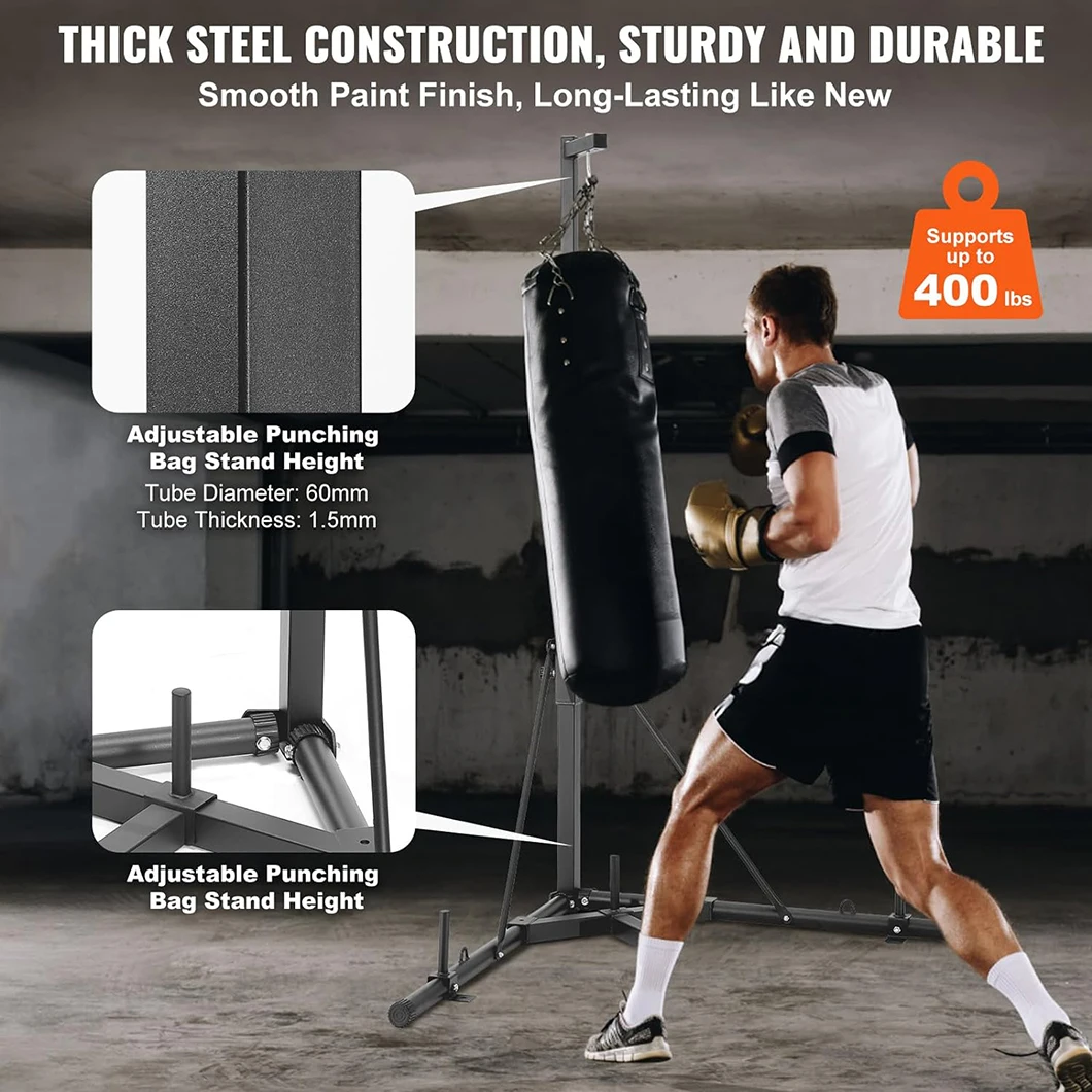 Adjustable Height Heavy Punching Bag Stand Steel Fitness Platform for Home  Gym Boxing Practice Punching Bag Bracket Gym Boxing