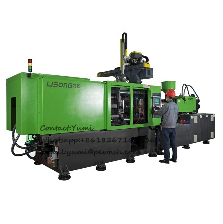 LISONG High Speed Horizontal Injection Molding Machine Plastic Fruit Crate Moulding Making Machine