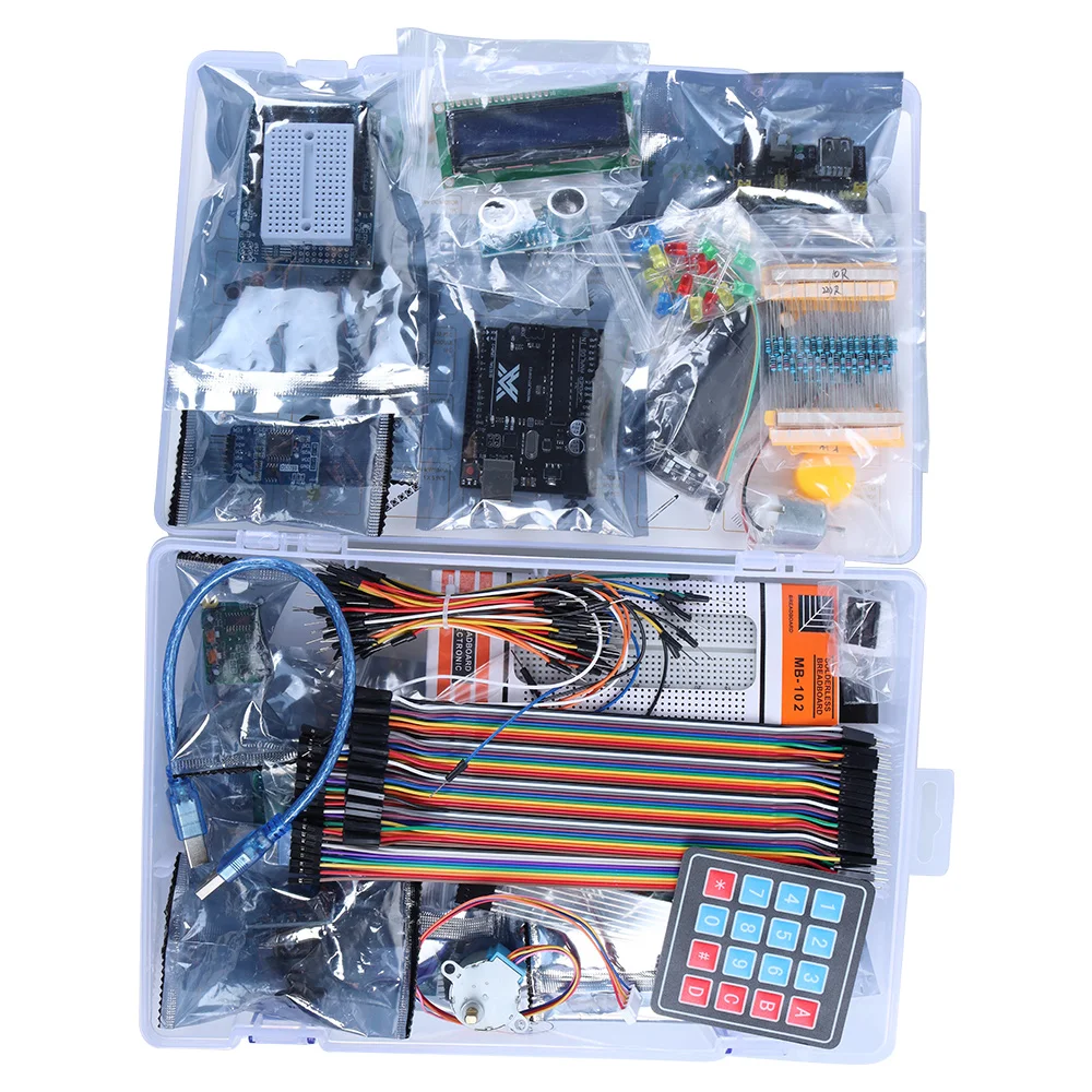 Tscinbuny Ultimate Electronics DIY Education & Maker Kit Starter Kit with Electronic Modules and Boards for Learning