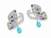 Lab grown Paraiba colored gemstones