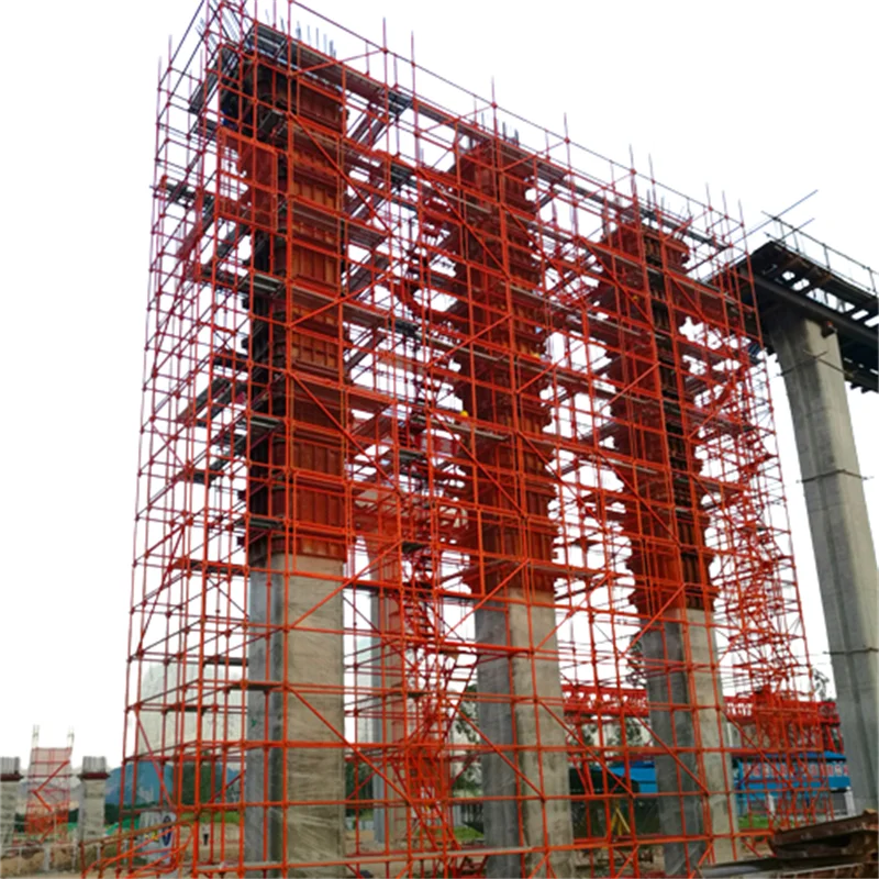 Construction Bridge Formwork Concrete Molds Support Piers Concrete Pillar Moulds