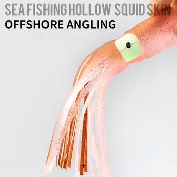 Wholesale Printed PVC 31cm 67g Sea Fishing Saltwater Squid Skirt Float Fishing Soft Bait Lures – Soft Lure – view 4