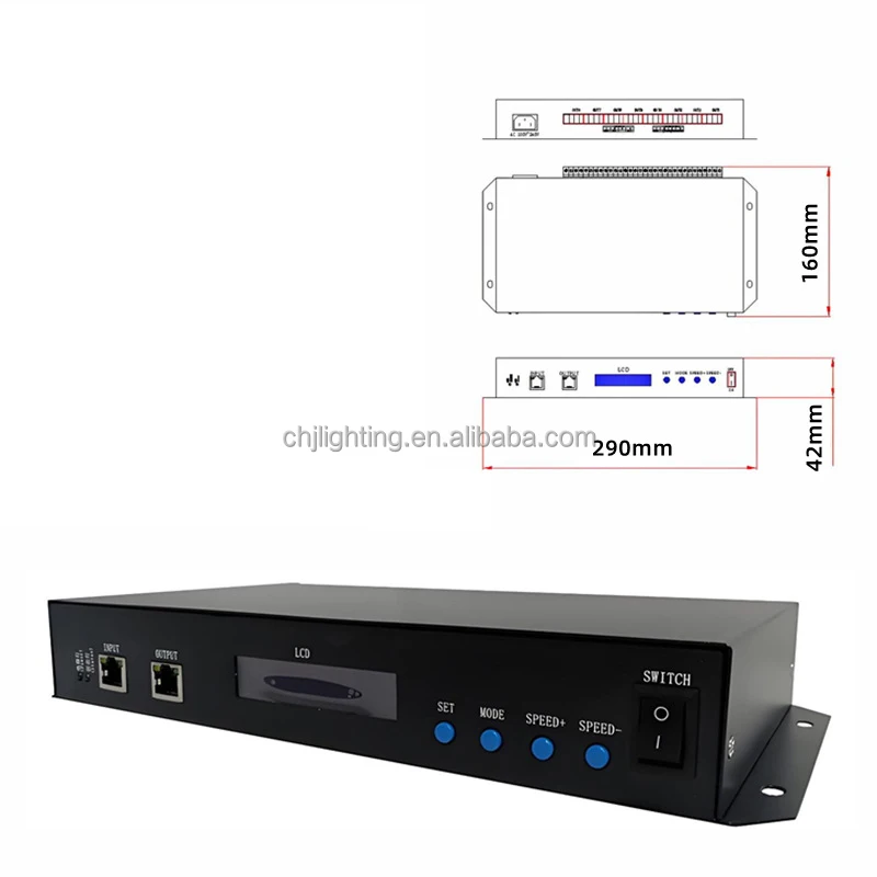 T-760 Connect PC DMX SPI 8-Channel LED Strip Online Sub-control ...
