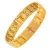 Croix dorée 1,5*23,5cm