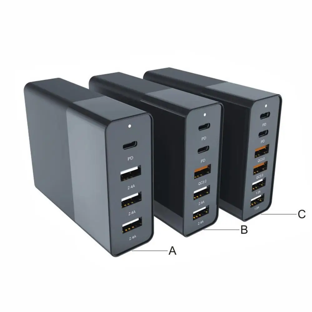 75 Вт с разъемом USB Type-C зарядное устройство держать подставка быстрой зарядки 3 0 доставки Зарядное PD адаптер для ноутбука MacBook ноутбуки телефоны