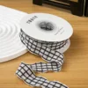 2.5cm Black & White, 1 yard (10 yards per roll)