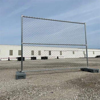 The best-selling portable dog fence construction site temporary fence movable galvanized temporary fence