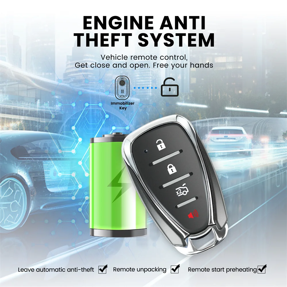 Factory Direct Sales Smartphone App Control Report Bluetooth Car Alarm