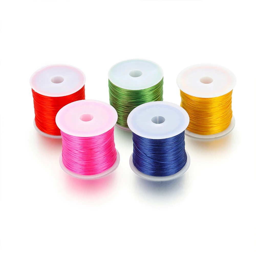 Elastic Stretchy String Thread Wire Necklace Beading Cord Diy Bracelet ...