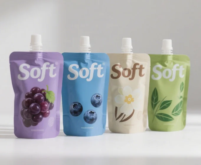 Customized Food Grade Printing, Food Grade Leak Proof Packaging Bags, Juice Drinks, Milk Tea, Coffee, Ice Cream Spray Pockets