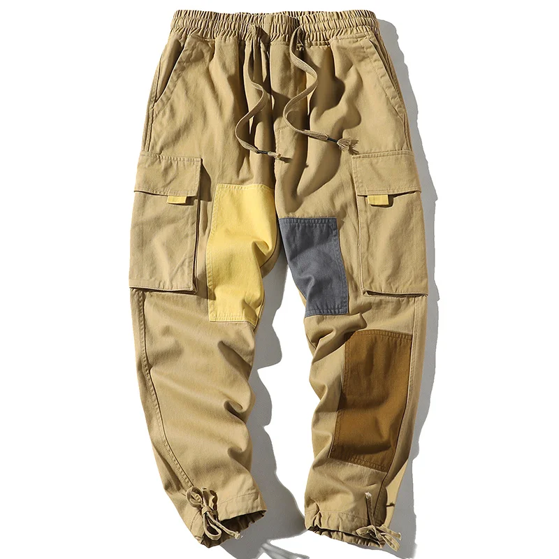 Pantalones de chándal holgados con bolsillos para hombre