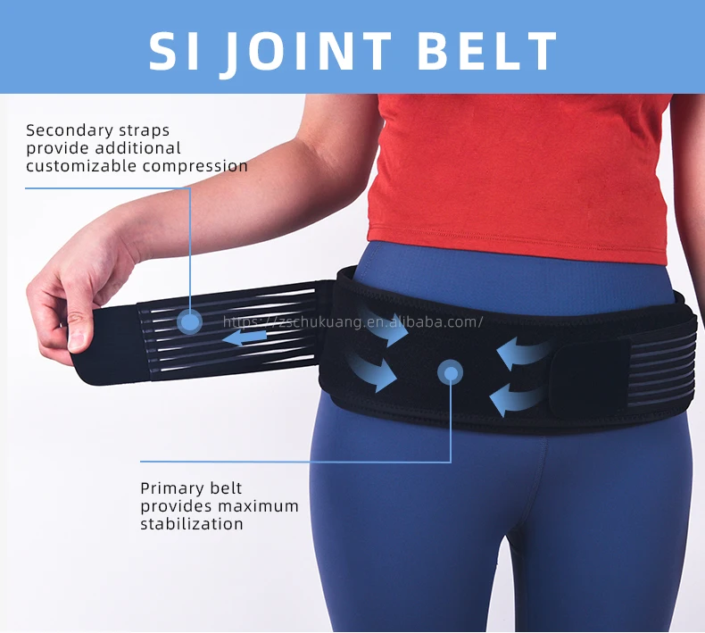 Breathable Antislip Pelvic Pain Relief Band Lower Back Waist Support