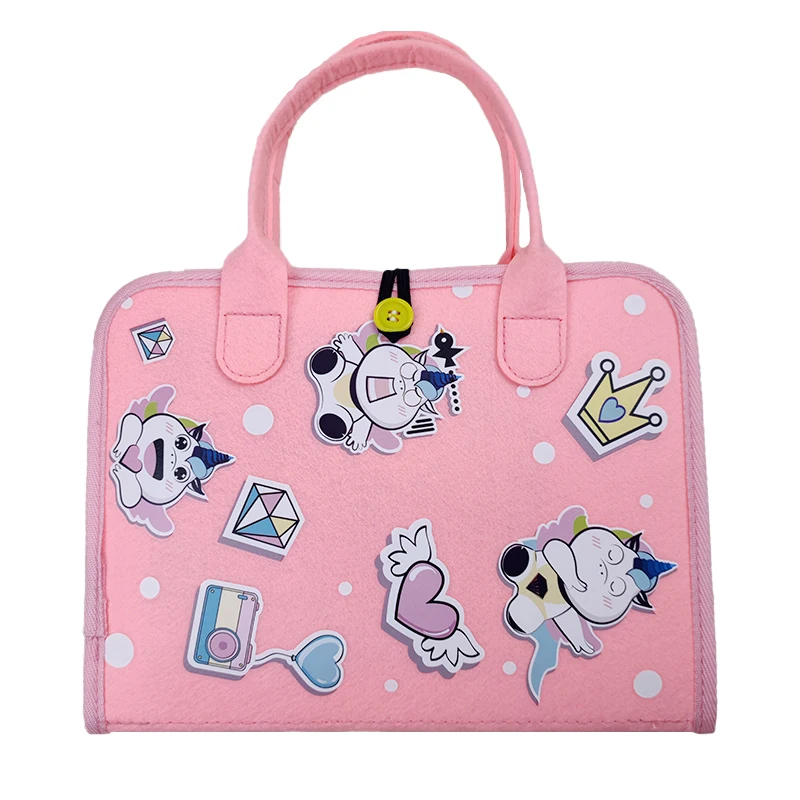 Children Toddlers Educational Board Animal Busy Felt Books Princess