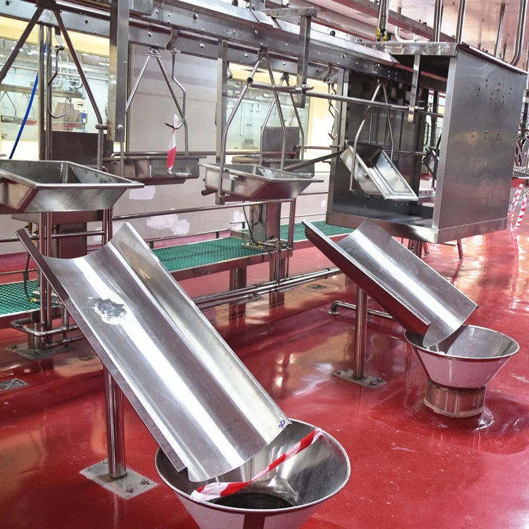 Automatic sheep slaughtering line with durable sheep deboning conveyor for sheep slaughterhouse