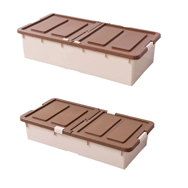 Extra Large Storage Under Bed Boxes With Wheels For Comforters Blanket