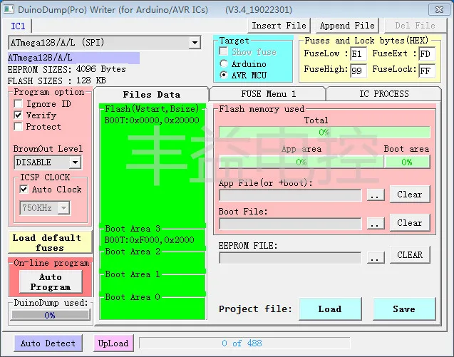 AVR Offline Downloader AVRISP Offline Burner Offline Programmer ...