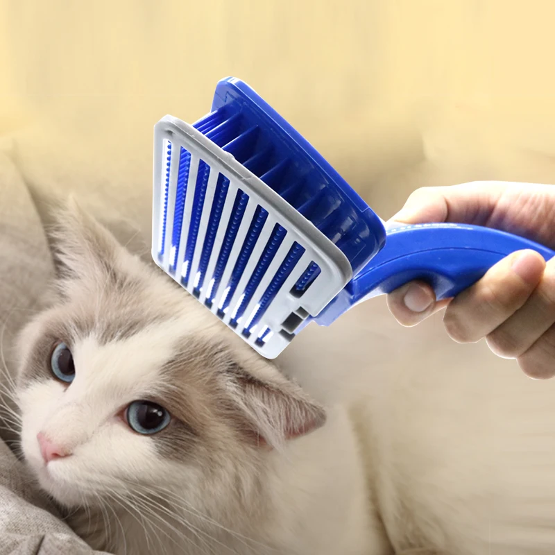 Pet Grooming Brush Bathing Massage Brush For Dogs And Cats Knot Hair