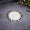 Shallow plate-sesame gold