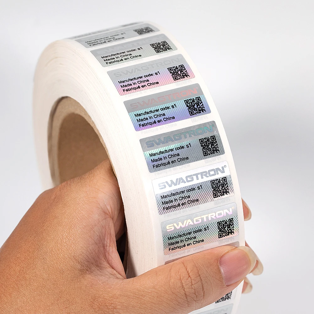 Eco-friendly Custom Recyclable Laser Hologram Digital Label Holographic Packaging Label Anti-counterfeiting Sticker Manufacturer